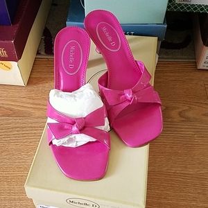 Pink women's heels